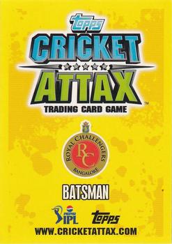 2013-14 Topps Cricket Attax IPL #179 TM Dilshan Back