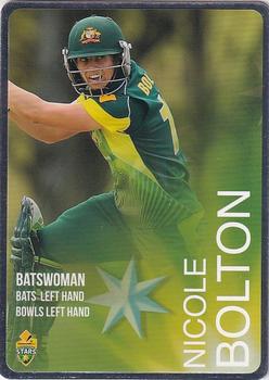 2014-15 Tap 'N' Play CA/BBL Cricket - Silver #030 Nicole Bolton Front
