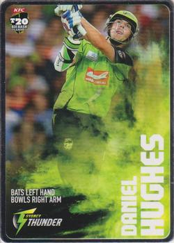 2014-15 Tap 'N' Play CA/BBL Cricket - Silver #175 Daniel Hughes Front