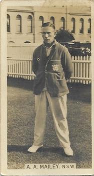 1928-29 Wills's Cricket Season #NNO Arthur Mailey Front