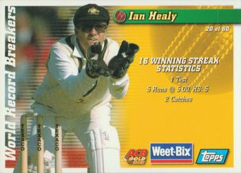2001-02 Topps ACB Gold Weet-Bix Cricketers #20 / 44 Ian Healy / Bert Oldfield Front
