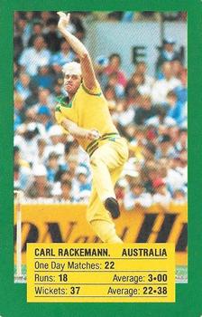 1985 Australian Dairy Kanga #FACTS-2 Carl Rackemann Front