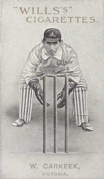 1911-12 Wills's Australian and English Cricketers #29 Barlow Carkeek Front