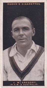 1928-29 Ogden's Australian Test Cricketers #NNO Jack Gregory Front
