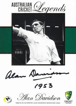 2014 Tap 'N' Play Australian Cricket Legends #ACL3 Alan Davidson Front