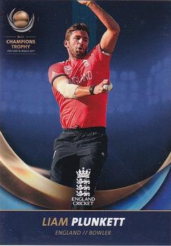 2017 Tap 'N' Play ICC Champions Trophy England #ENG-06 Liam Plunkett Front