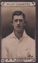 1926 Wills's Cricketers #29 Arthur Liddicut Front