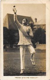 1922 Amalgamated Press The Boys Realm Famous Cricketers #6 Frank Edward Woolley Front