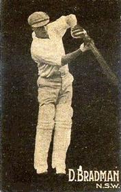 1930-31 Australian Licorice Australian Cricketers #NNO Don Bradman Front