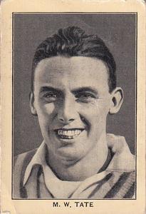 1928 Amalgamated Press England's Test Match Cricketers #14 Maurice Tate Front