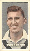 1936-37 Allen's Cricketers #14 Ernie McCormick Front