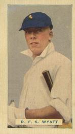 1936-37 Hoadley's Test Cricketers #16 Robert E.S. Wyatt Front