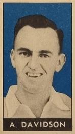 1951 Coles Australian & English Cricketers #6 Alan Davidson Front