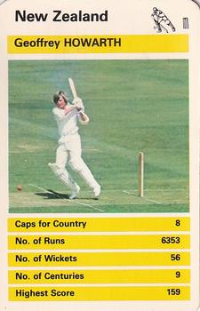 1978 Top Trumps International Cricketers #NNO Geoffrey Howarth Front
