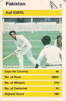 1978 Top Trumps International Cricketers #NNO Asif Iqbal Front