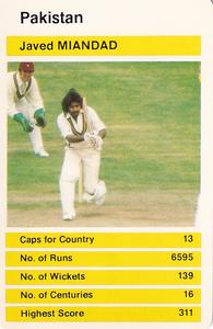 1979 Top Trumps World Cricketers #NNO Javed Miandad Front