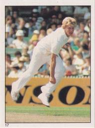 1982 Scanlens Cricket Stickers #17 Graham Dilley Front