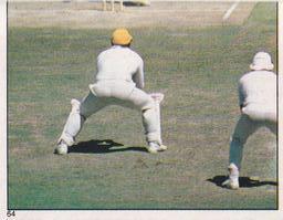 1983 Scanlens Cricket Stickers #64 John Dyson Front