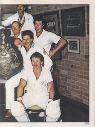 1984 Scanlens Cricket Stickers #176 Western Australia Front