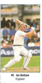 1987 Sunday Times 200 Years Of Cricket Stickers #40 Ian Botham Front
