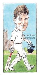 1995 County Print Services England Cricket Characters #9 Graeme Hick Front
