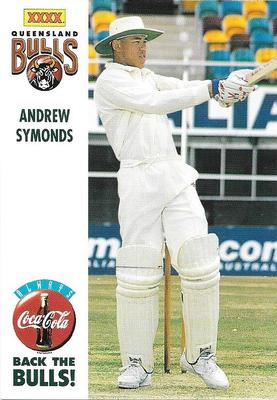 1994-95 Coca Cola Queensland Bulls Cricketers #NNO Andrew Symonds Front