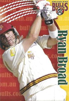2009-10 Queensland Bulls Cricket #NNO Ryan Broad Front