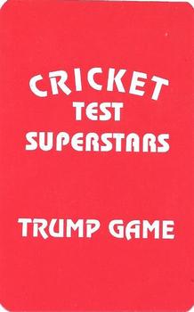 1997 Universal Cricket Test Superstars Trump Game (Batsmen) #NNO Javed Miandad Back