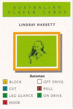 1993 Howzat Australian Cricket Player Card Game #NNO Lindsay Hassett Front