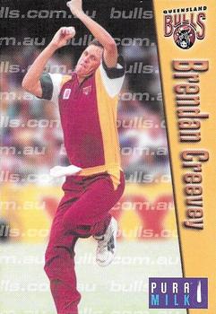 2000-01 Pura Milk Queensland Bulls #NNO Brendan Creevey Front