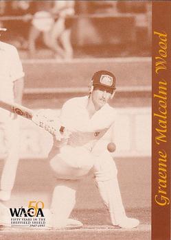 1997-98 Western Australia Cricket Limited Edition 50 Years In The Sheffield Shield Cricket #48 Graeme Malcolm Wood Front