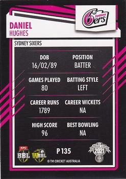 2021-22 TLA Traders Cricket Australia - Silver #P 135 Daniel Hughes Back