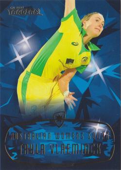 2021-22 TLA Traders Cricket Australia - Mojo Sapphire #MS56 Tayla Vlaeminck Front