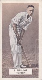 1934 Carreras A Series Of Cricketers #22 Len Darling Front