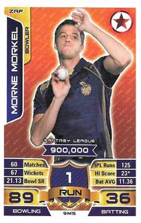 2015-16 Topps Cricket Attax IPL - Star Card Promos #9MS Morne Morkel Front
