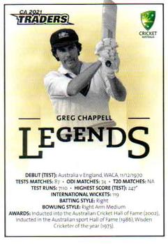 2021-22 TLA Traders Cricket Australia - Legends Case Cards #CCL3 Greg Chappell Front