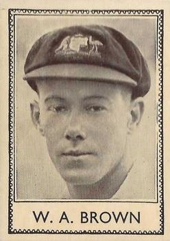 1938 Barratt & Co Famous Cricketers #8 Bill Brown Front
