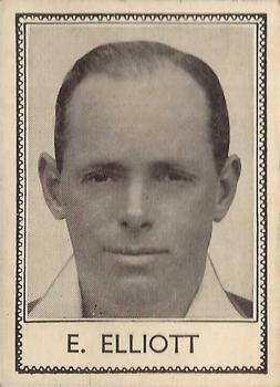 1938 Barratt & Co Famous Cricketers #21 Harold Elliott Front