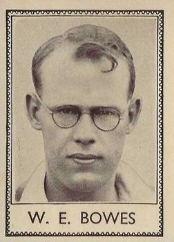1938 Barratt & Co Famous Cricketers #25 Bill Bowes Front