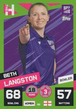 2022 Topps Cricket Attax The Hundred #86 Beth Langston Front