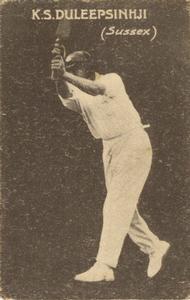 1930 Australian Licorice English Cricketers #NNO K.S. Duleepsinhji Front