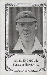 1930-31 Barratt Famous Cricketers #3 Maurice Nichols Front