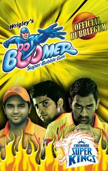 2009-10 Boomer IPL #NNO Mahendra Dhoni Back