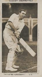 1922 J.A. Pattreiouex Cricketers #C5 Jack Gregory Front