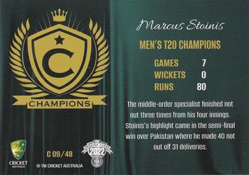 2022-23 TLA Traders Cricket Australia - Champions #C 09 Marcus Stoinis Back