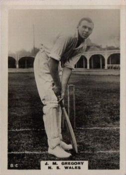 1923-25 Godfrey Phillips Cricketers #8 Jack Gregory Front