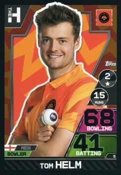 2023 Topps Cricket Attax The Hundred #5 Tom Helm Front