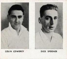1956 D.C.Thomson The World's Best Cricketers (Hotspur) Paired #15-18 Colin Cowdrey / Dick Spooner Front