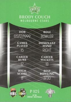 2023-24 TLA Traders Cricket Australia Luxe - Silver #P 105 Brody Couch Back