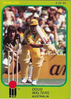 1981 Scanlens Cricket #2 Doug Walters Front